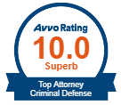 Avvo Superb Rating badge